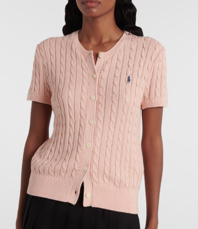 Polo Ralph Lauren cable knit cotton cardigan