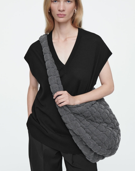 OVERSIZED QUILTED CROSSBODY BAG