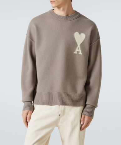 Ami Paris Ami De Cœur wool sweater