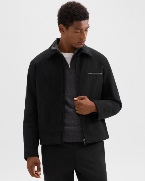 Workwear Jacket in Moleskin Twill