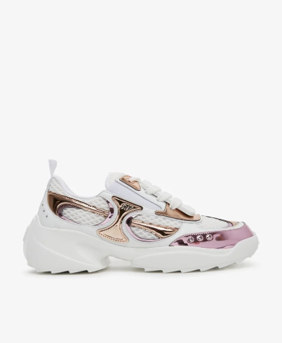 Roger Vivier Viv on the run platinum sneakers