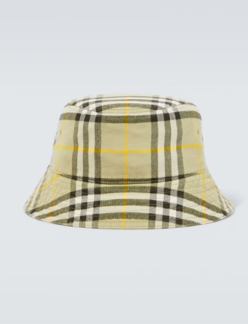 Burberry Check cotton bucket hat