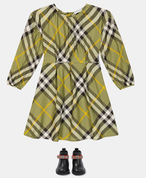 Burberry check cotton dress