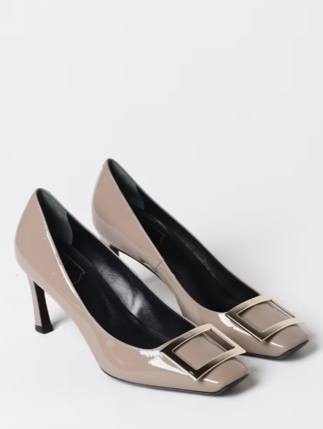 ROGER VIVIER Trompette Patent Leather Pumps