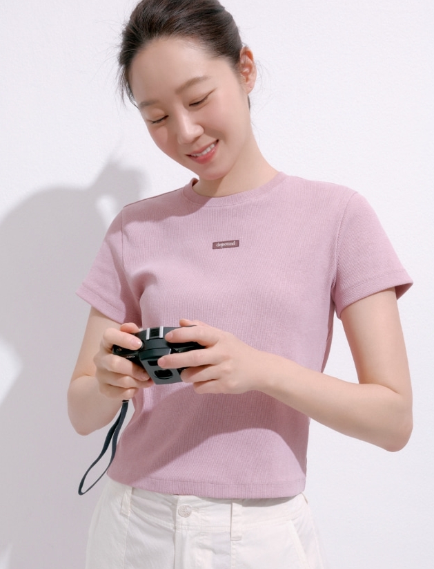box logo slim pigment tshirt