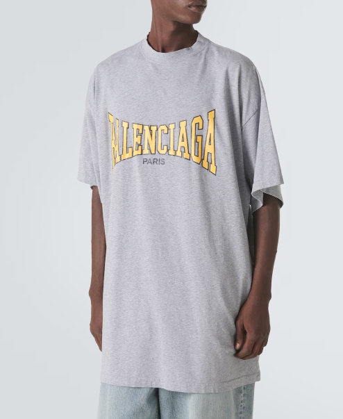 Balenciaga oveersize cotton jersey tshirt