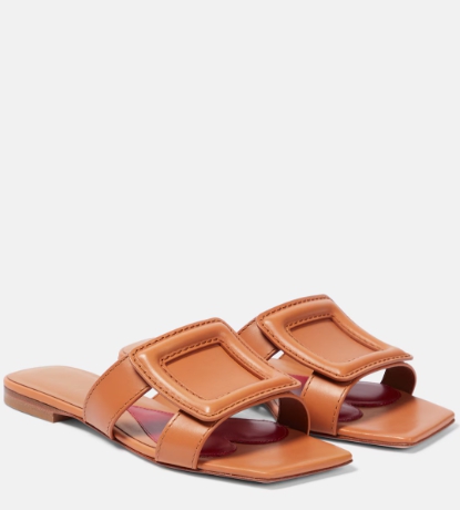 Roger Vivier buckle leather sandals