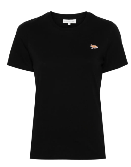 Maison Kitsuné Fox-motif cotton T-shirt
