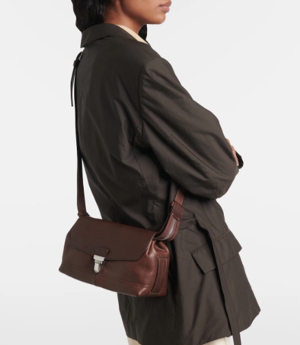 Lemaire Gear Small leather shoulder bag