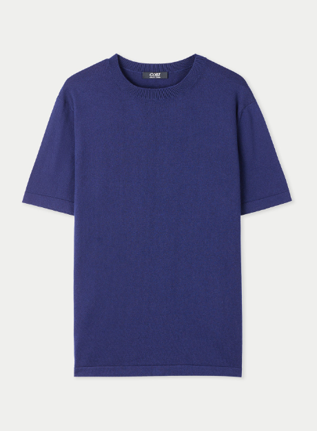 Men's Cotton Silk Cashmere Blend T-shirt