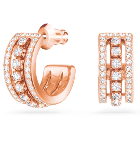 Hyperbola hoop earrings