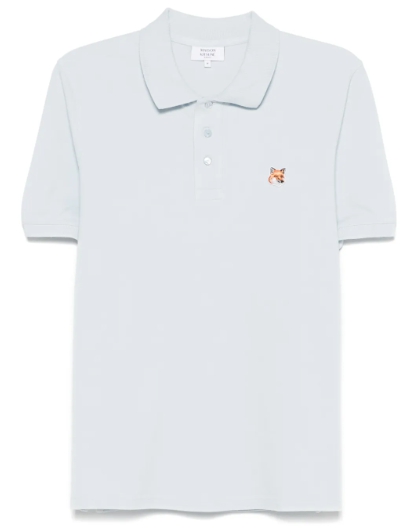 Maison Kitsuné Fox Head Patch polo shirt