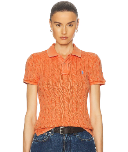 Polo Ralph Lauren Cable-Knit Polo Shirt
