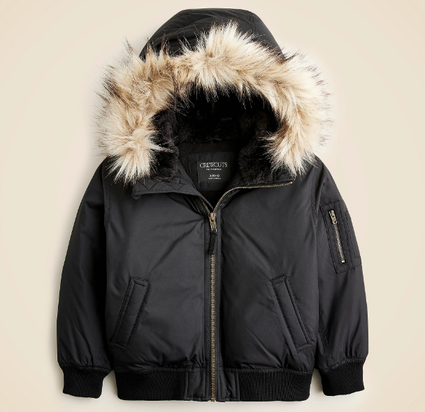 Kids' short parka