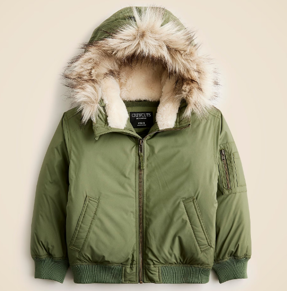 Kids' short parka