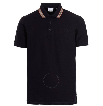 Burberry Icon Stripe Collar Short Sleeve Polo Shirt