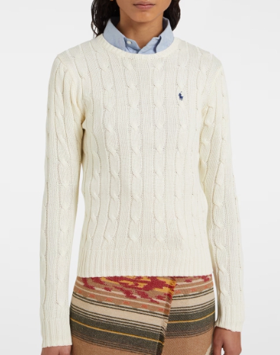 Polo Ralph Lauren cable knit cotton sweater