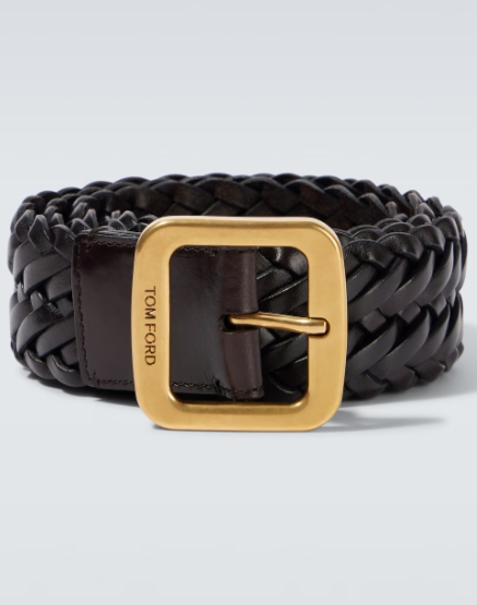 Tom Ford woven leather belt