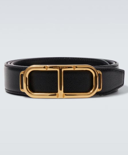 Tom Ford Stadium T leaher belt