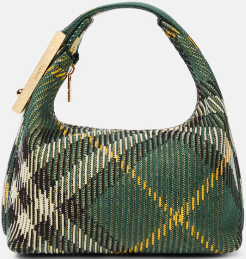 Burberry Peg Mini Burberry Check tote bag