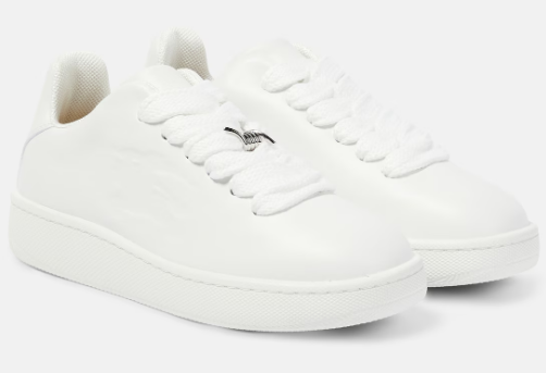 Burberry Box leather sneakers