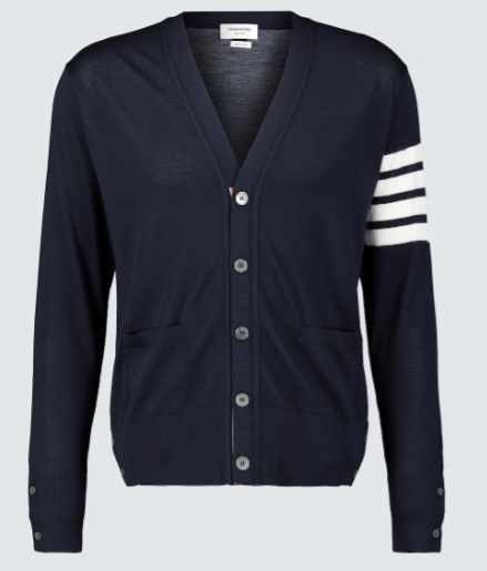 Thom Browne 4-Bar wool cardigan