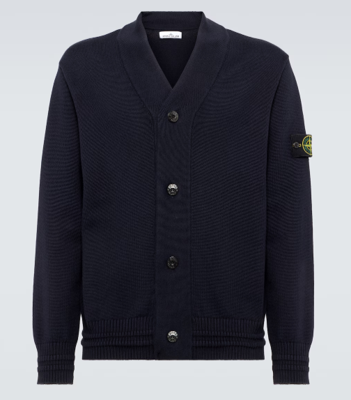 Stone Island Compass 코튼 카디건