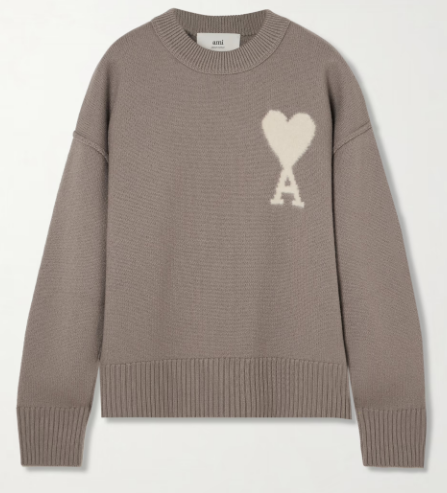 AMI PARIS ADC 인타르시아 울 스웨터