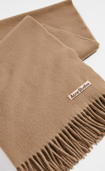 Ane Studios Skinny Fringe Wool Scarf