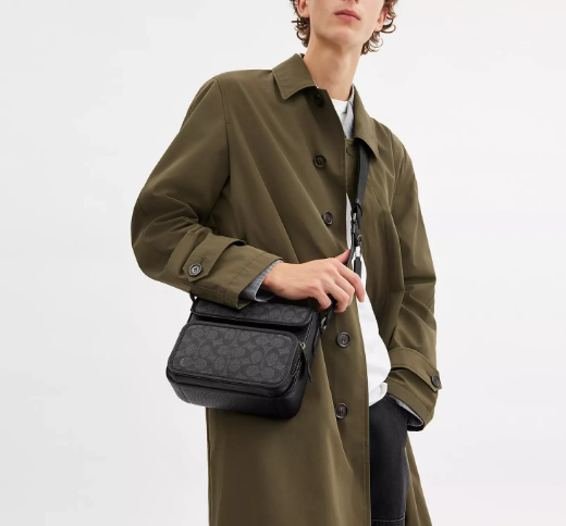 sullivan flap crossbody bag in signature canvas