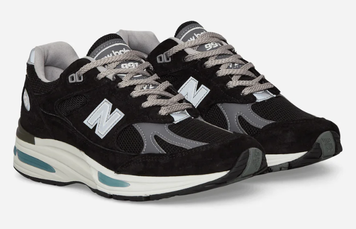 991v2 Sneakers Black / Smoked Pearl / Silver
