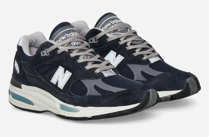 991v2 Sneakers Dark Navy / Smoked Pearl / Silver