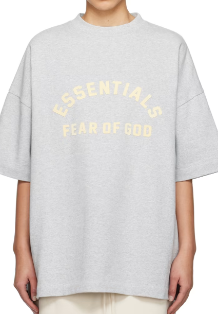 Fear of God ESSENTIALS Grey Crewneck T-Shirt