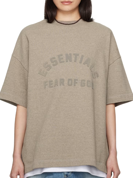 Fear of God ESSENTIALS Gray Bonded T-Shirt