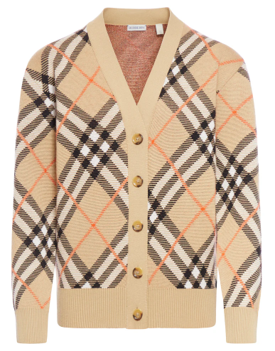 Burberry cardigan with check print