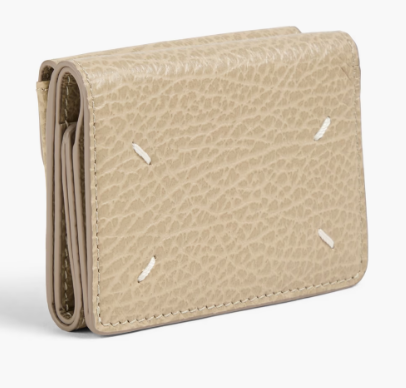 Pebbled-leather wallet