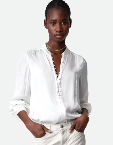 Twina Satin Blouse