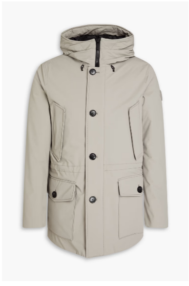 울리치 Cotton-blend shell hooded parka