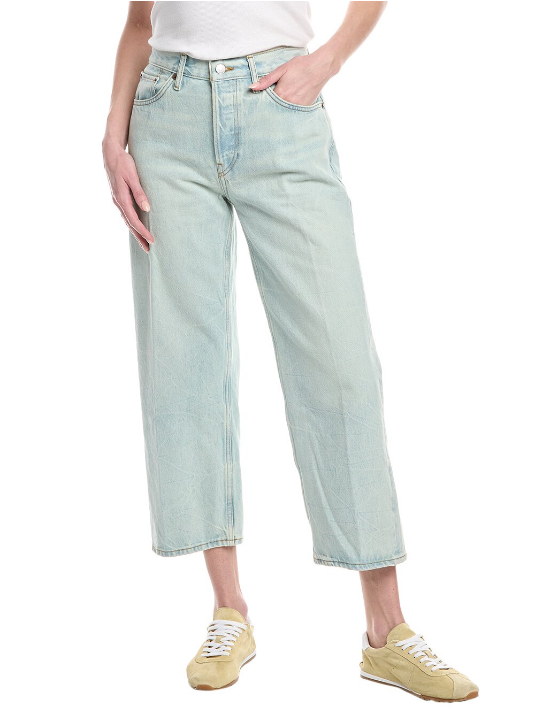 RE/DONE Ranchwater Loose Crop Jean