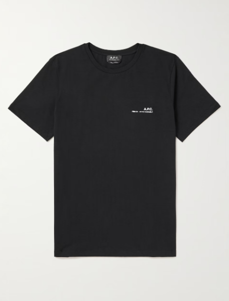 A.P.C. Logo-Print Cotton-Jersey T-Shirt