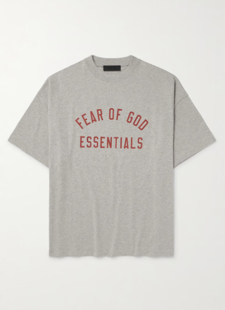FEAR OF GOD ESSENTIALS Oversized Logo-Print Cotton-Jersey T-Shirt