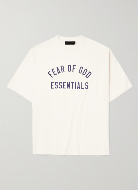 FEAR OF GOD ESSENTIALS Oversized Logo-Print Cotton-Jersey T-Shirt