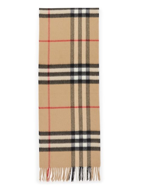 BURBERRY 체크 캐시미어 스카프