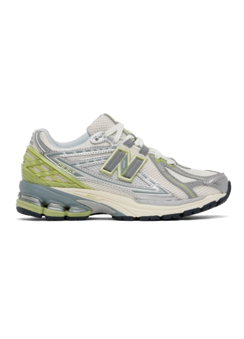 New Balance 오프 화이트 & 그린 1906R 스니커즈