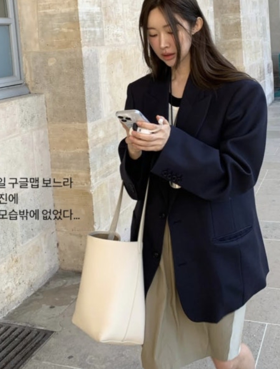 THE ROW N/S 파크 미디엄 텍스처 가죽 토트