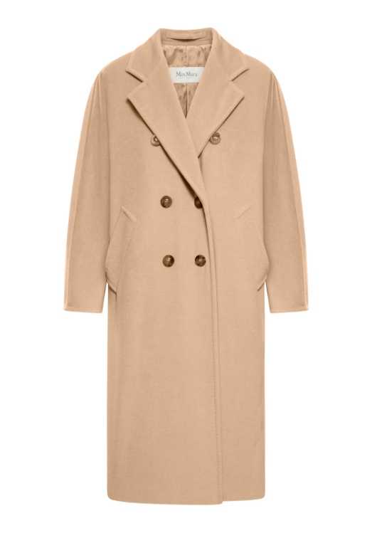 Max Mara 마담 더블 브레스티드 벨트 코트