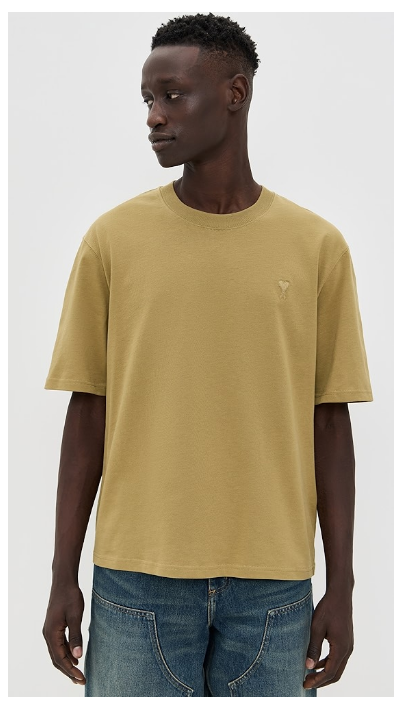 AMI ADC Boxy Fit Tonal Logo Tee ADC Boxy Fit Tonal Logo Tee