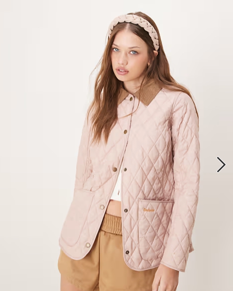 Barbour Annandale Quilted Jacket in gardenia