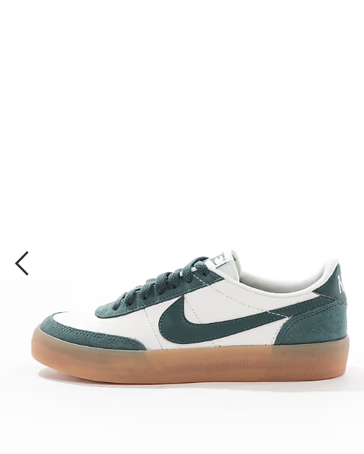 Nike Killshot 2 sneakers in off white and green