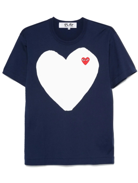 COMME des GARCONS PLAY Big Plain Heart With Red Emblem Tee Unisex Regular price₩98,063